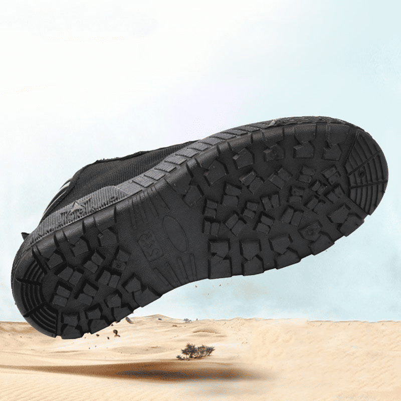 SXCHEN Men's Military Tactical Training High-Top Boots for All Seasons