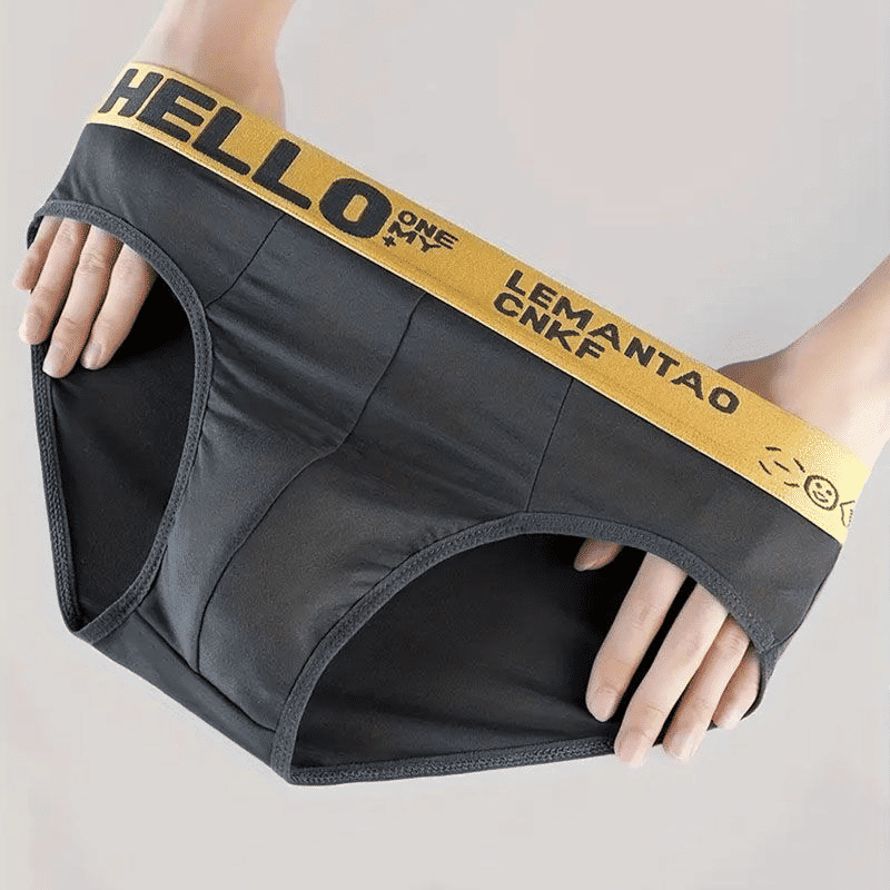 SXCHEN Men's Breathable Triangle Briefs 4-Pack - Comfortable, Fashionable, Large Sizes