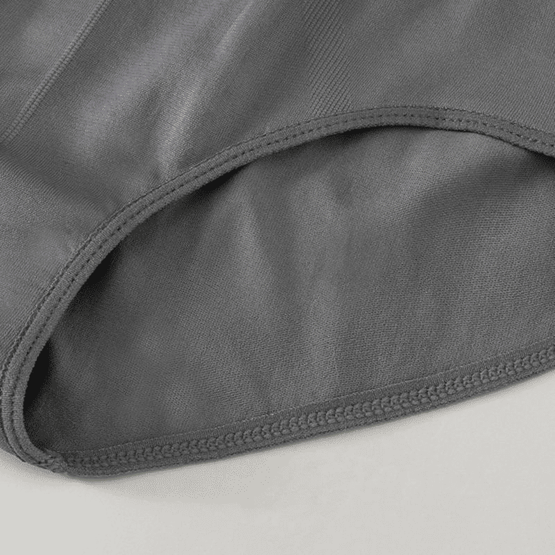 SXCHEN Men's Seamless Breathable Mid-Waist Briefs - 5 Pack Random Colors