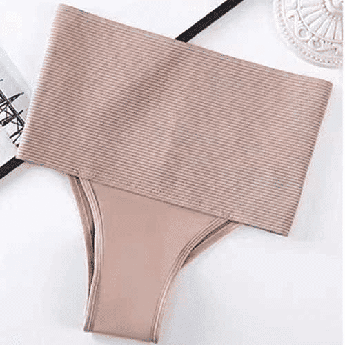 High-Waist Postpartum Abdomen Hip Lift Brief: Breathable Slimming Underwear