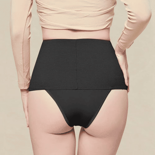High-Waist Postpartum Abdomen Hip Lift Brief: Breathable Slimming Underwear