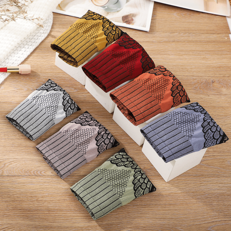 4-Pack Women's Seamless High-Waist Briefs Body Shaper Panties Plus Size