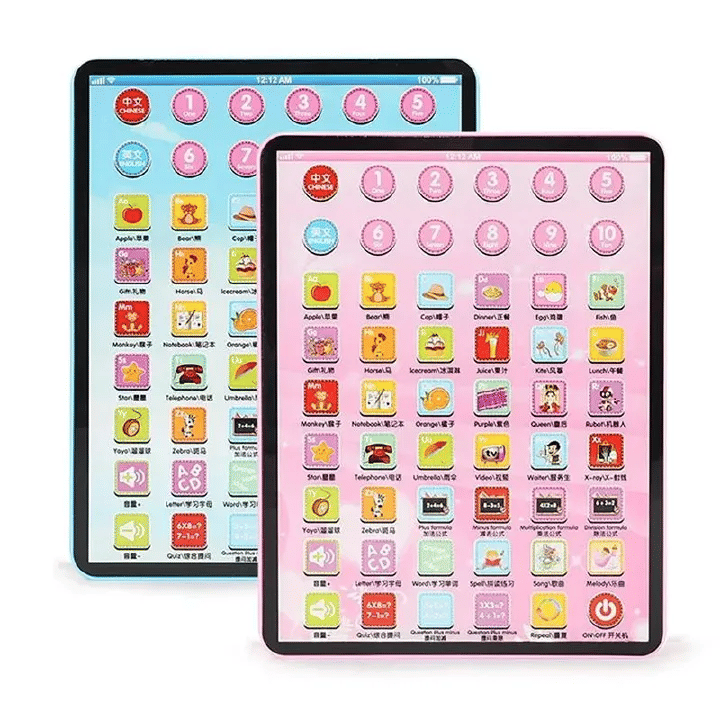Kids Early Learning Touch Screen Educational Tablet Chinese English