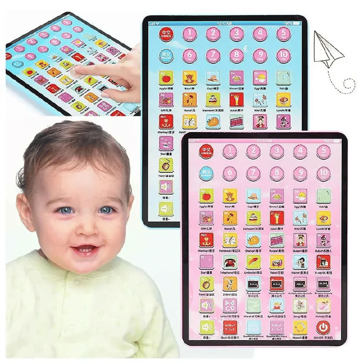 Kids Early Learning Touch Screen Educational Tablet Chinese English