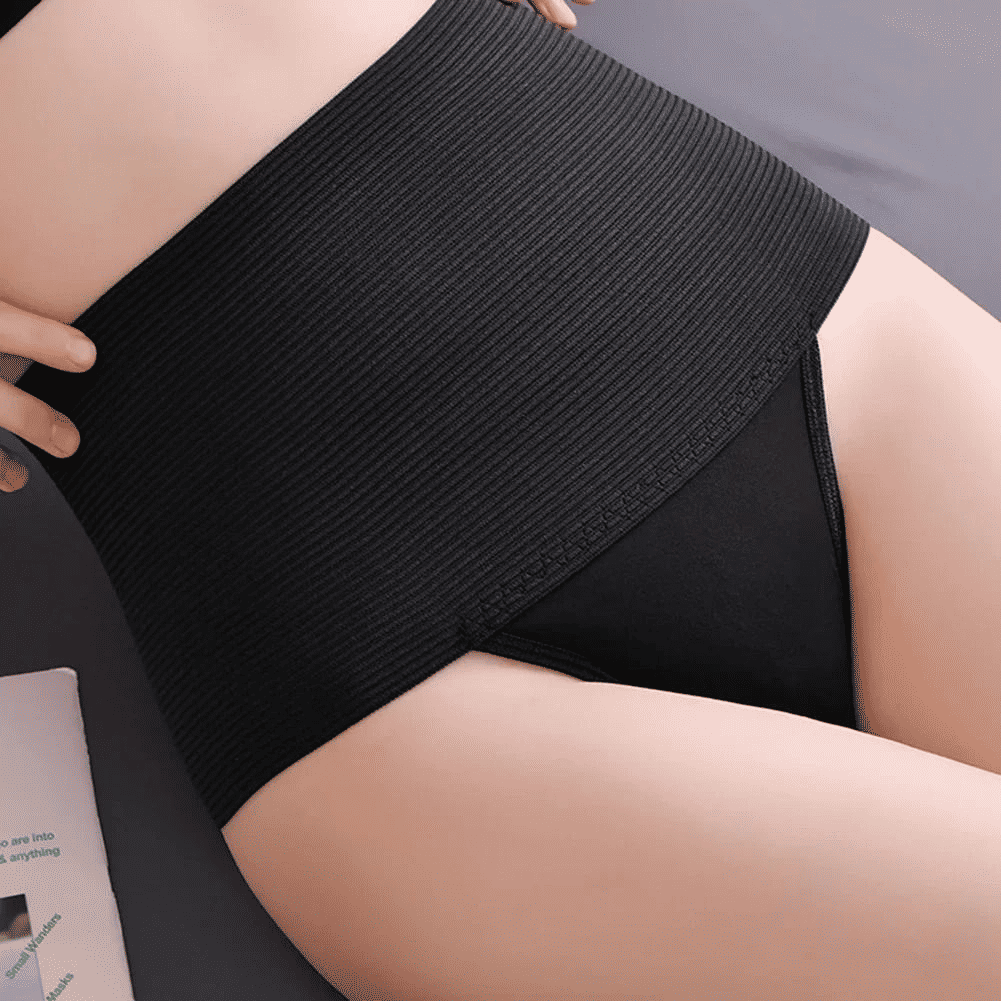 High-Waist Postpartum Abdomen Hip Lift Brief: Breathable Slimming Underwear