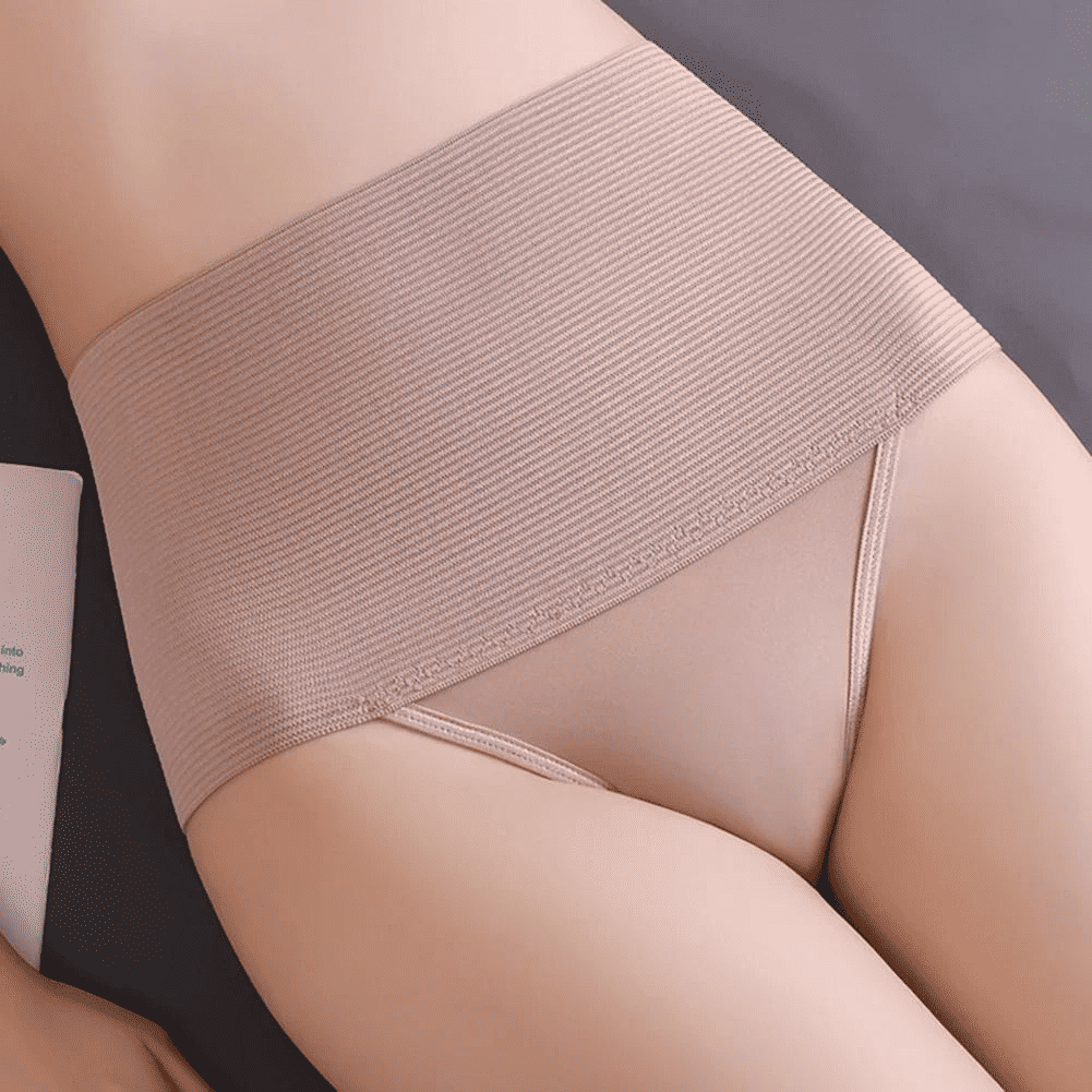 High-Waist Postpartum Abdomen Hip Lift Brief: Breathable Slimming Underwear