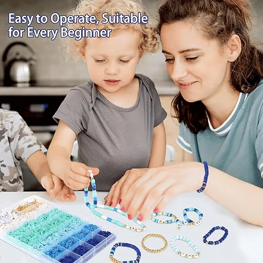 450 Pcs Animal and Flower Jewelry Making Bead Kit