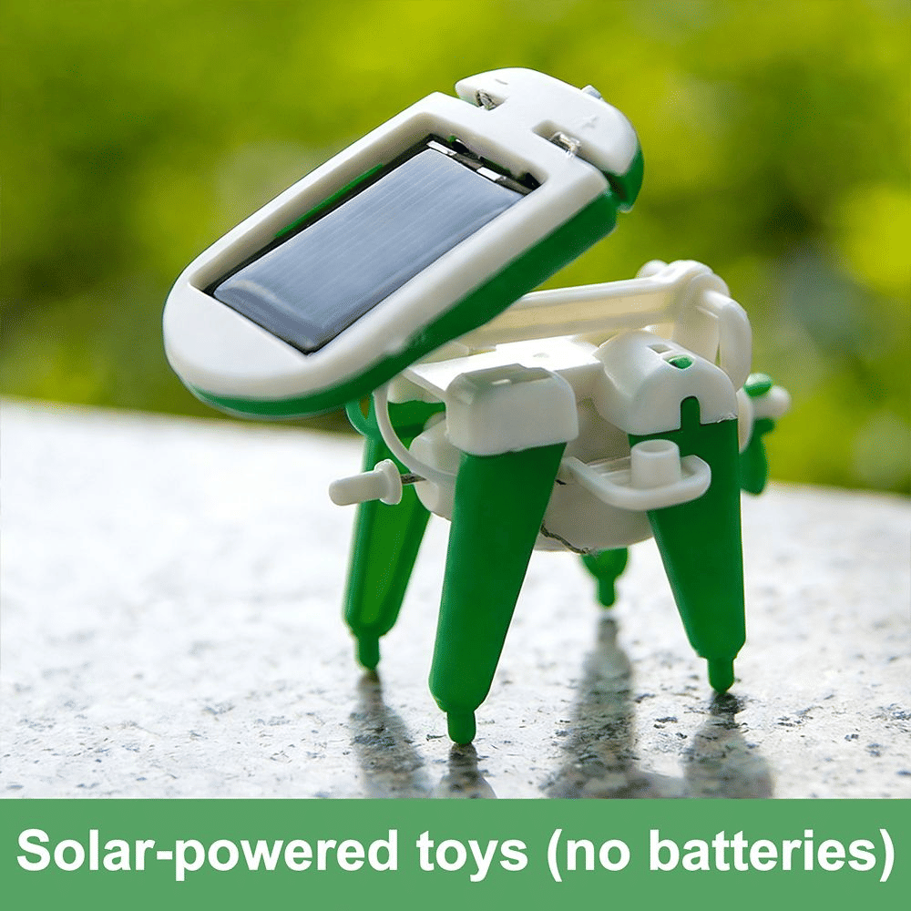 6-in-1 DIY Educational Solar Robot Kit 6 Models Building Toy