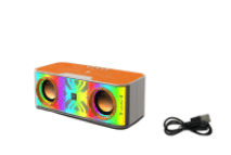 15W Bluetooth Speaker: Deep Bass, Wireless Charging, RGB Light, 5H Playtime