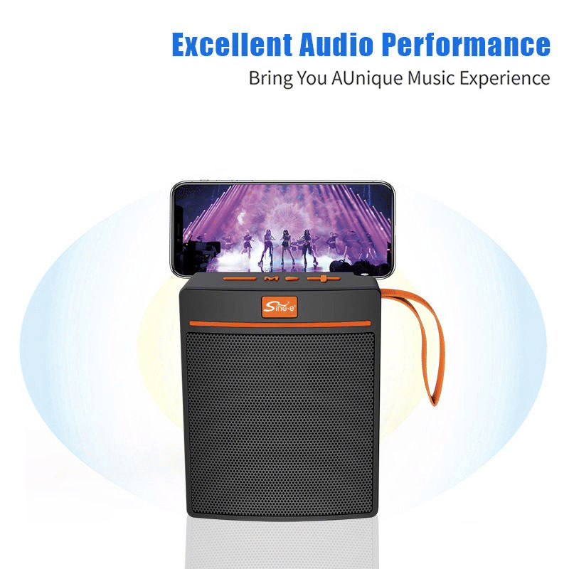 Powerful 20W Solar Bluetooth 5.3 Outdoor Speaker with TWS Stereo Sound for Parties