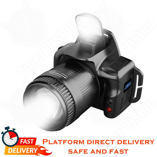 1000LM Smart Headlamp with Power Bank, Motion Sensor, IPX6 Waterproof