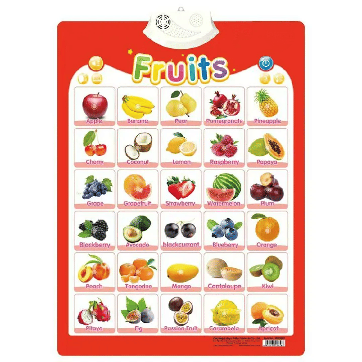 Interactive Kids Educational Learning Wall Chart Electronic Puzzle Toy
