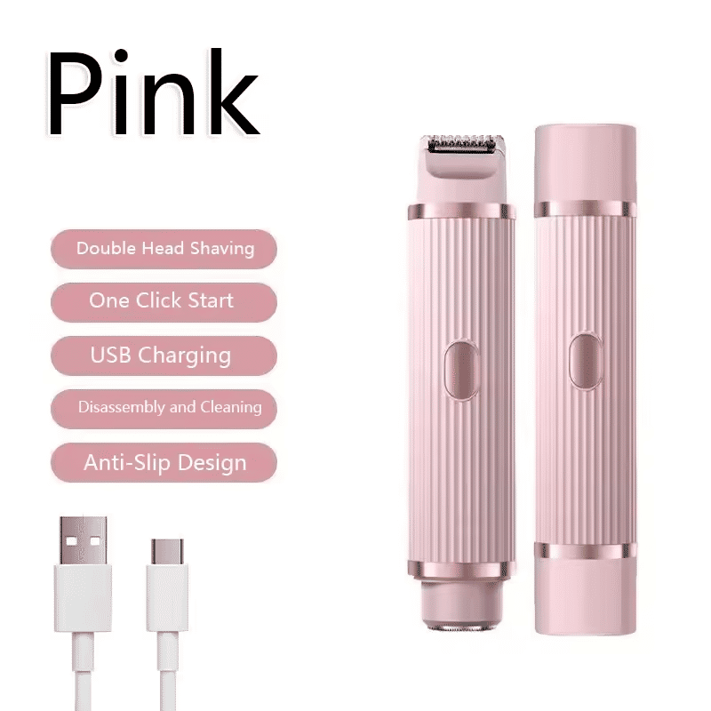 2-in-1 Women's Electric Shaver for Face, Bikini and Body