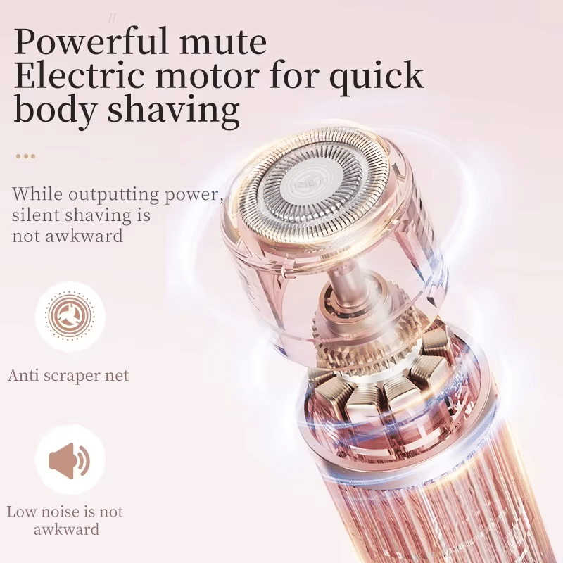 2-in-1 Women's Electric Shaver for Face, Bikini and Body
