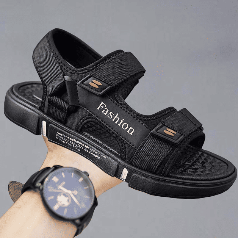 ASSKLO Men's Non-Slip Beach Sandals: Comfortable Summer Driving & Leisure Shoes