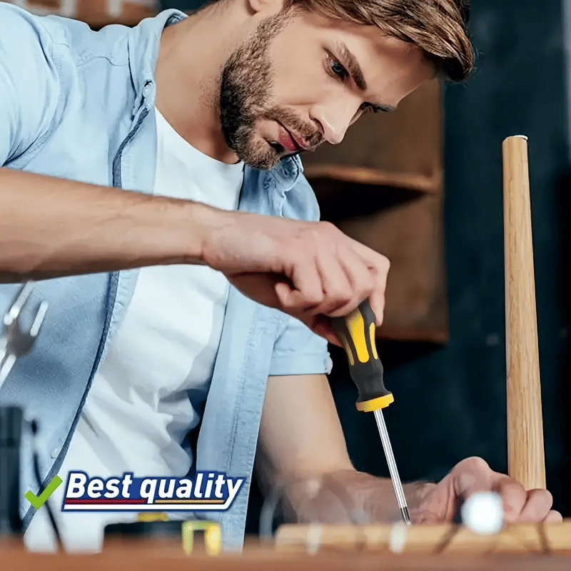 16-Piece Household Tool Set with Wire Crimpers and Iron Handles