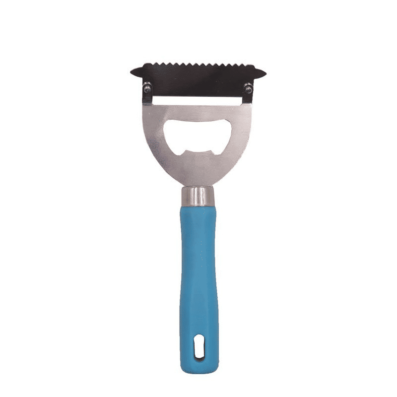 RASHNIK RN-004 5-Piece Stainless Steel Kitchen Knife Set with Storage Base