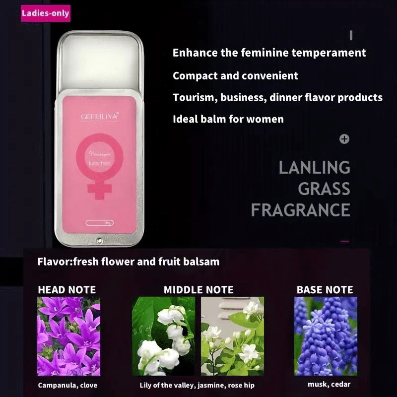 Pheromone Solid Balm Perfume for Men and Women 10g