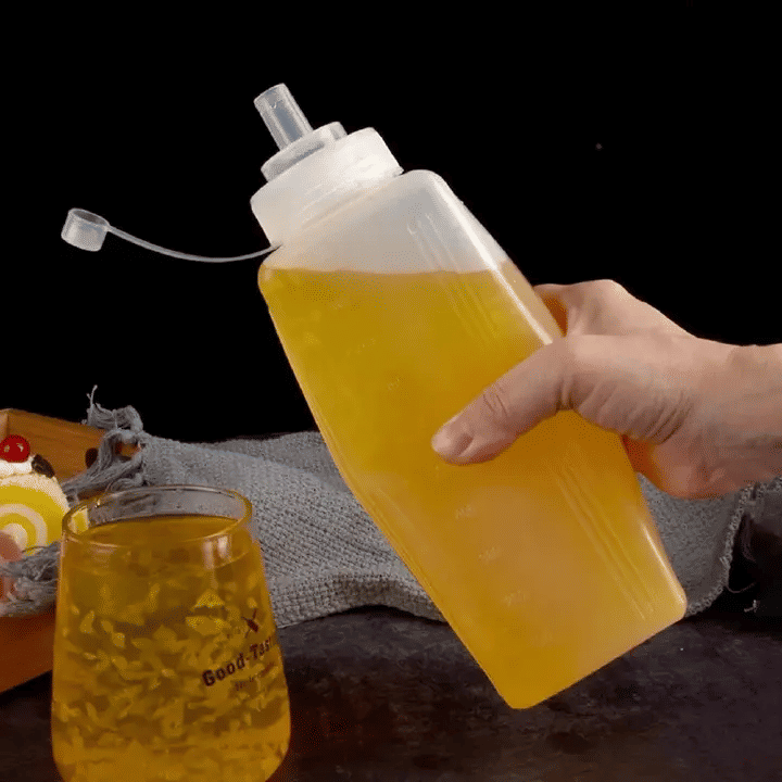 Food Grade Leakproof Squeeze Sauce Condiment Dispenser Bottle
