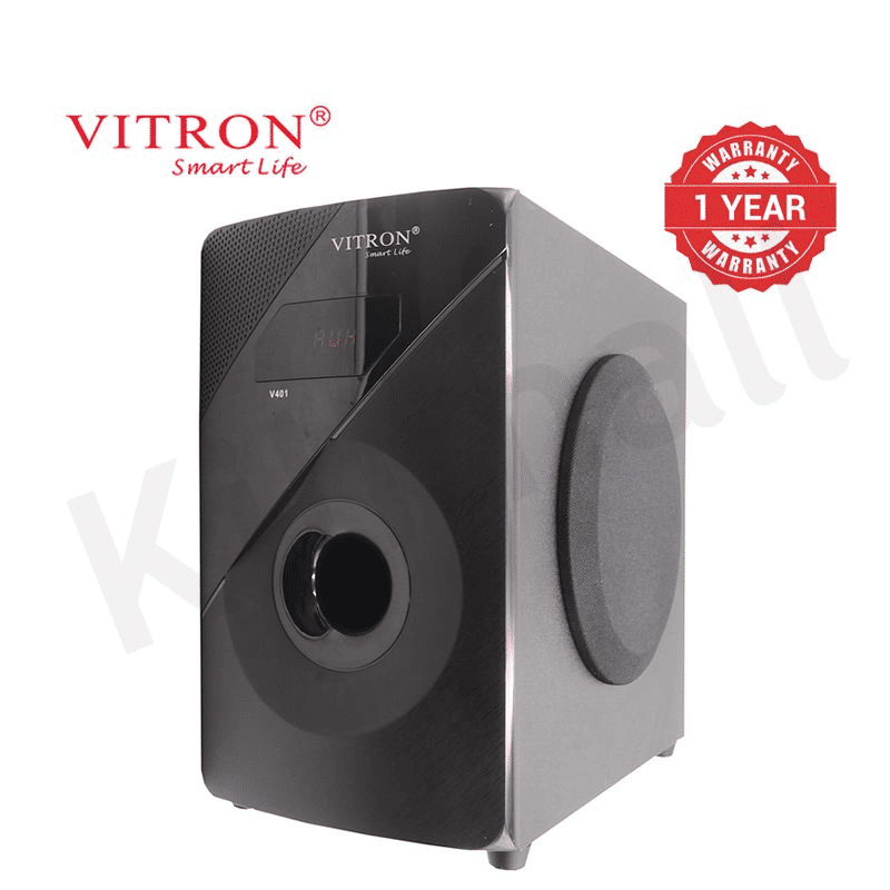 Vitron 2.1CH Bluetooth Home Speaker System, 5000W Subwoofer, Remote Control