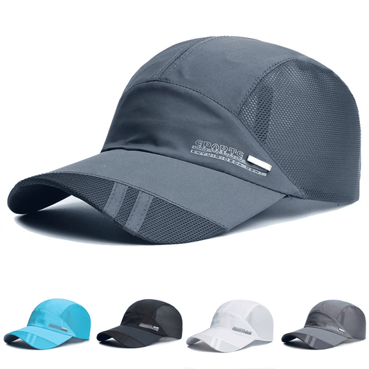 Breathable Mesh Quick-Dry Sun Protection Baseball Cap for Outdoor Sports