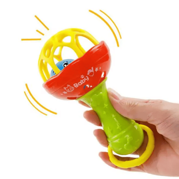 Generic Baby Rattle Toy Set 2-Piece Grasping Hand Bell