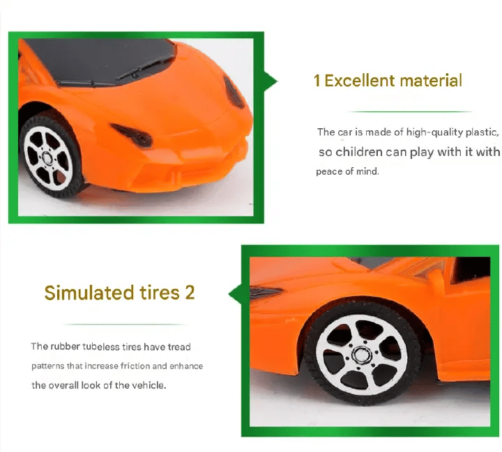 Generic RC Racing Drifting Remote Control Toy Car Orange