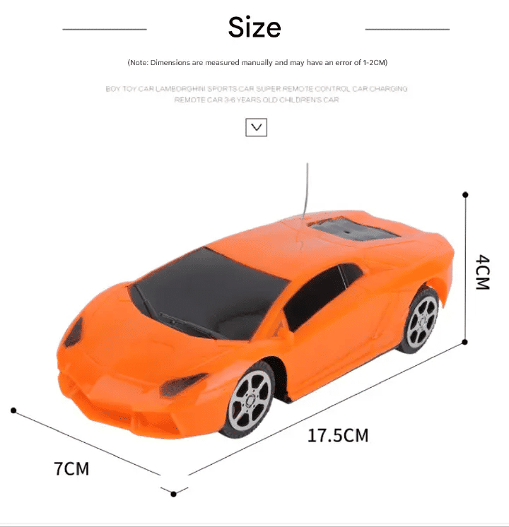 Generic RC Racing Drifting Remote Control Toy Car Orange