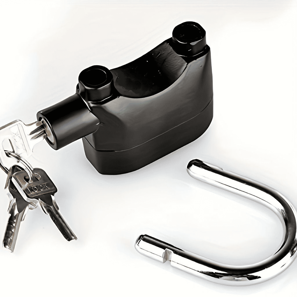 Smart Alarm Lock Security Padlock 110dB Anti-Theft Aluminum Alloy