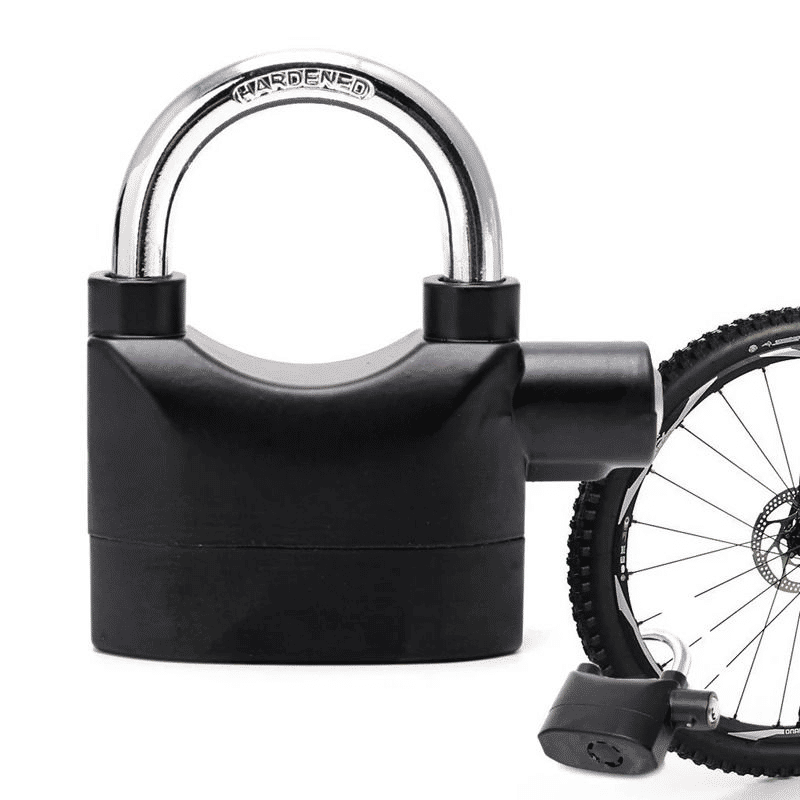 Smart Alarm Lock Security Padlock 110dB Anti-Theft Aluminum Alloy