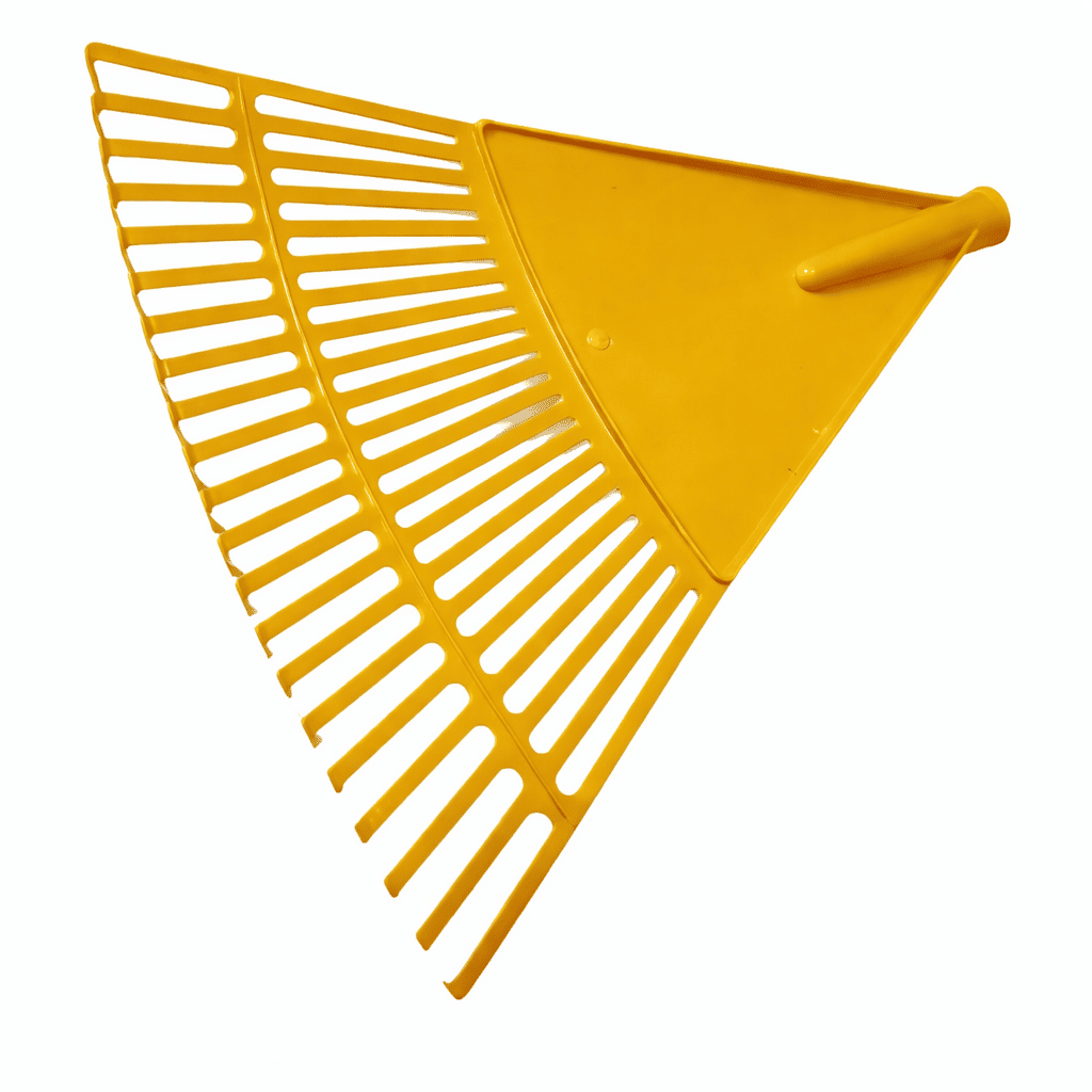 Generic 20-Tine Plastic Leaf Rake Head Lightweight Flexible Design