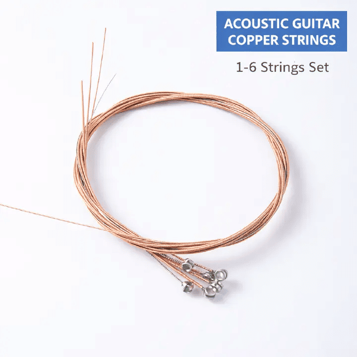 Acoustic Guitar Phosphor Copper Strings Set 1-6 Anti-Rust