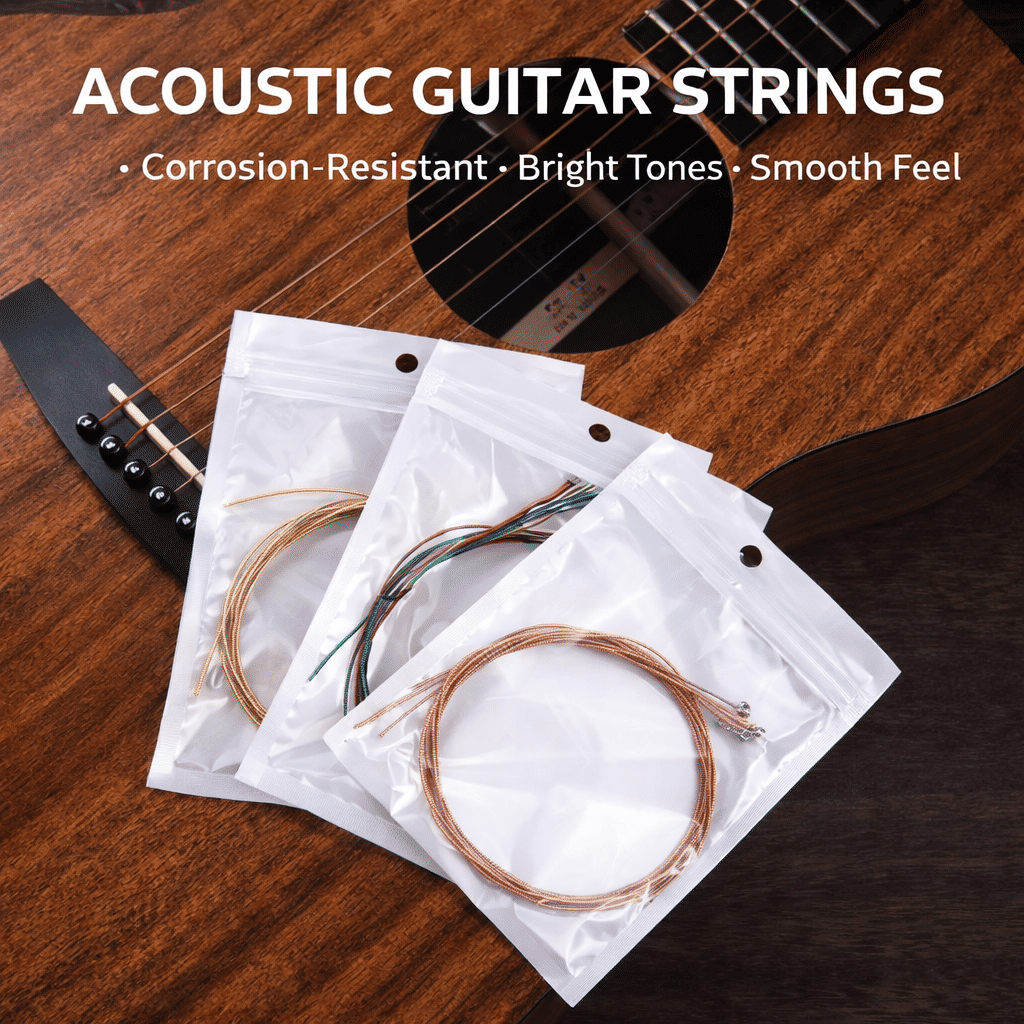 Acoustic Guitar Phosphor Copper Strings Set 1-6 Anti-Rust