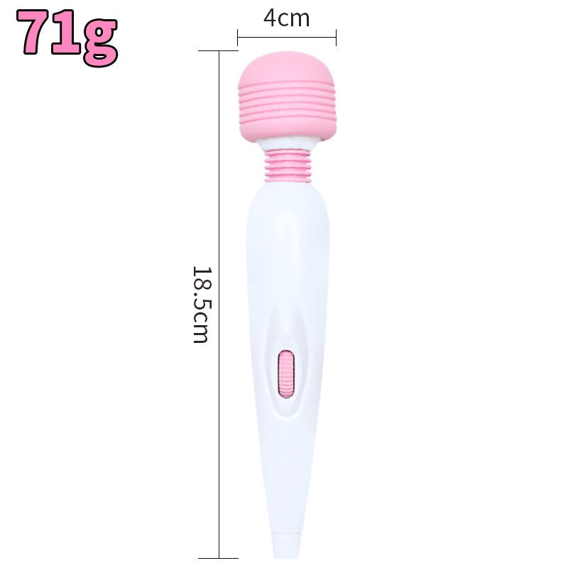 USB Rechargeable Strong Motion Vibrating Massage Wand for Adult Pleasure