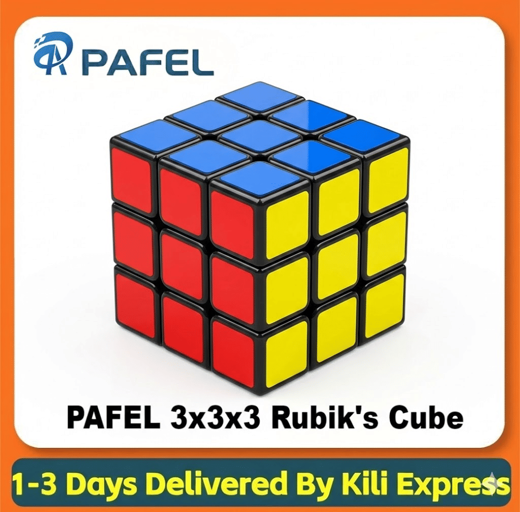 PAFEL Professional 3x3x3 Rubik's Cube Quick Turn Pocket Puzzle
