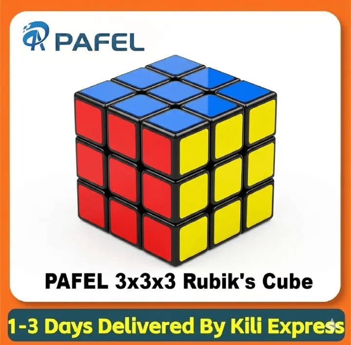 PAFEL Professional 3x3x3 Rubik's Cube Quick Turn Pocket Puzzle