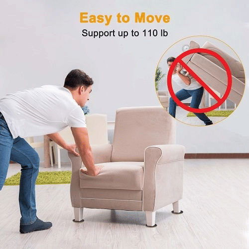 16 Pcs Reusable Heavy Furniture Sliders Moving Kit 8.98cm