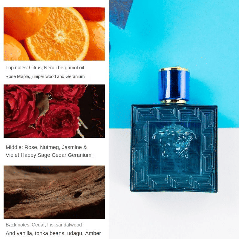 Generic Eros 50ml Men's Perfume Long-Lasting Fresh Ocean Fragrance