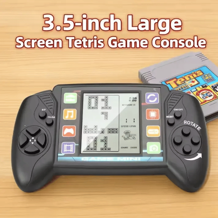 Portable Handheld Brick Game Console Nostalgic Educational Toy