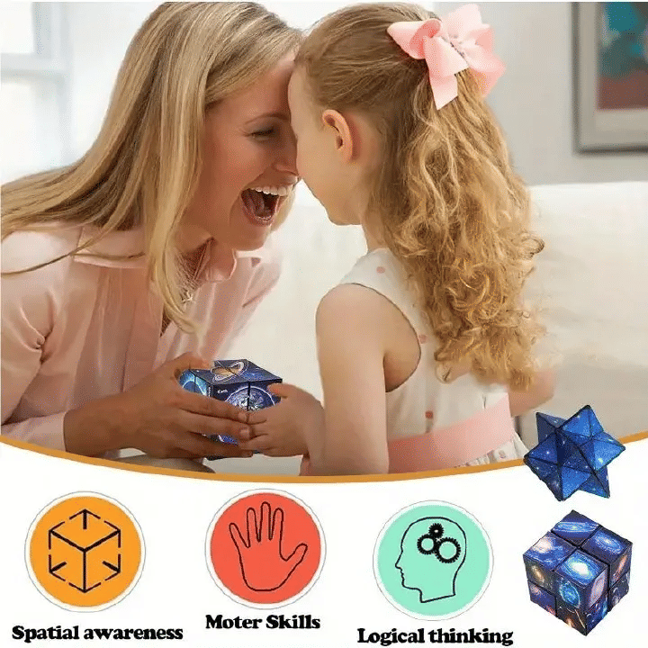 Magic Infinite Cosmic Cube Fidget Toy Educational Star Cube