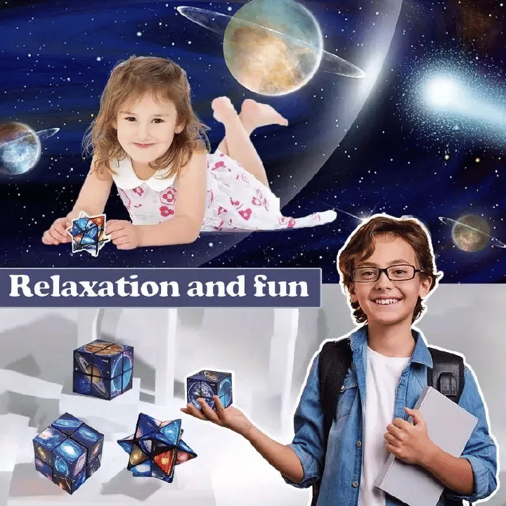 Magic Infinite Cosmic Cube Fidget Toy Educational Star Cube