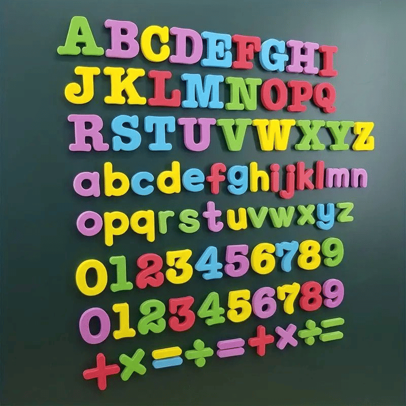 Generic Magnetic Educational Toy Set Alphabet Letters and Numbers