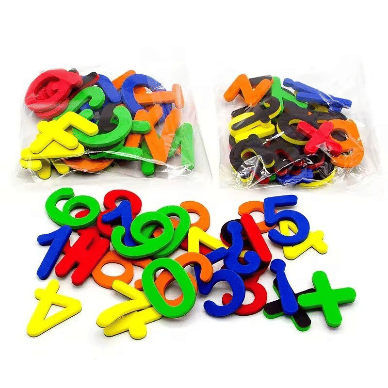 Generic Magnetic Educational Toy Set Alphabet Letters and Numbers