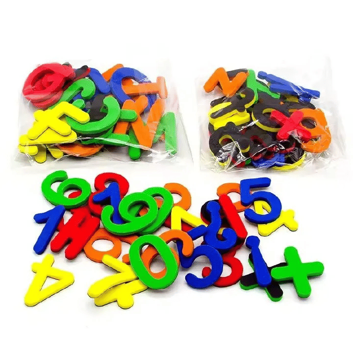 Generic Magnetic Educational Toy Set Alphabet Letters and Numbers
