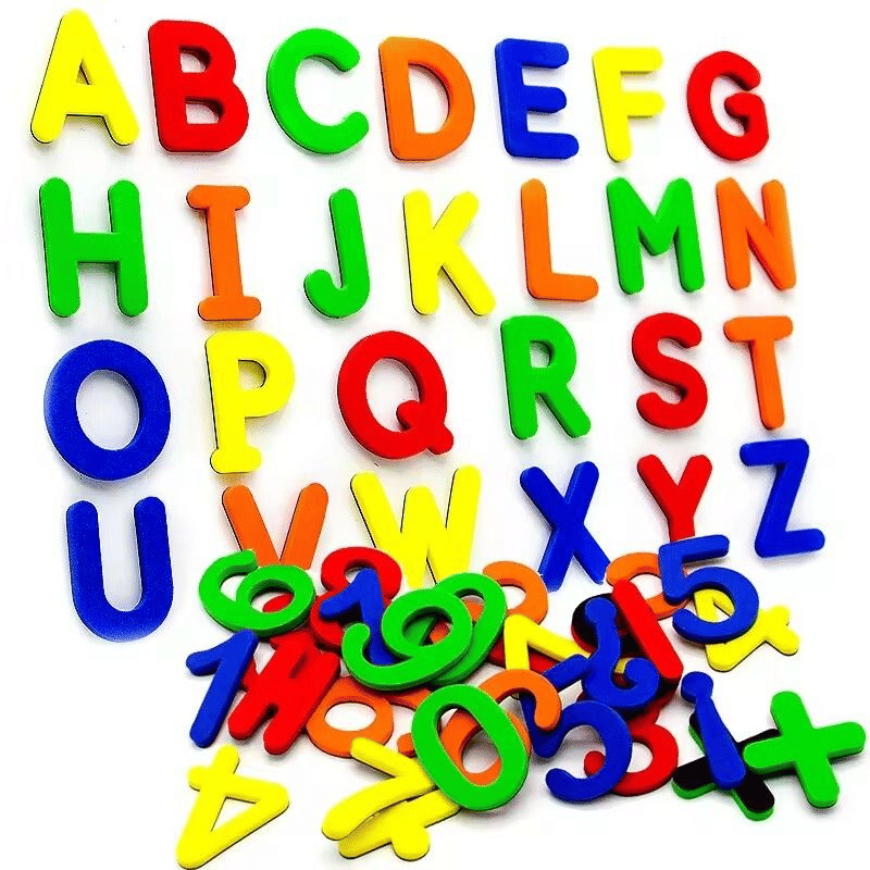 Generic Magnetic Educational Toy Set Alphabet Letters and Numbers