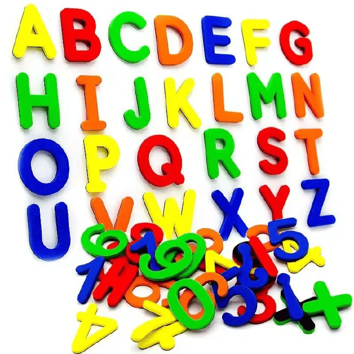 Generic Magnetic Educational Toy Set Alphabet Letters and Numbers