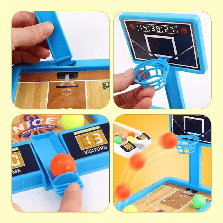 Mini Basketball Finger Shooting Board Game Desktop Toy