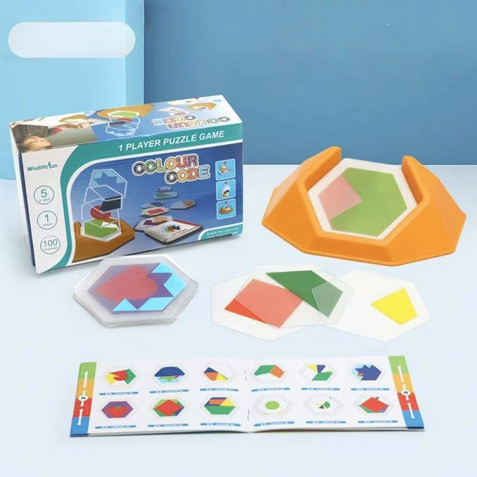 SmartGames Color Code Cognitive Skill-Building Puzzle Game 100 Challenges