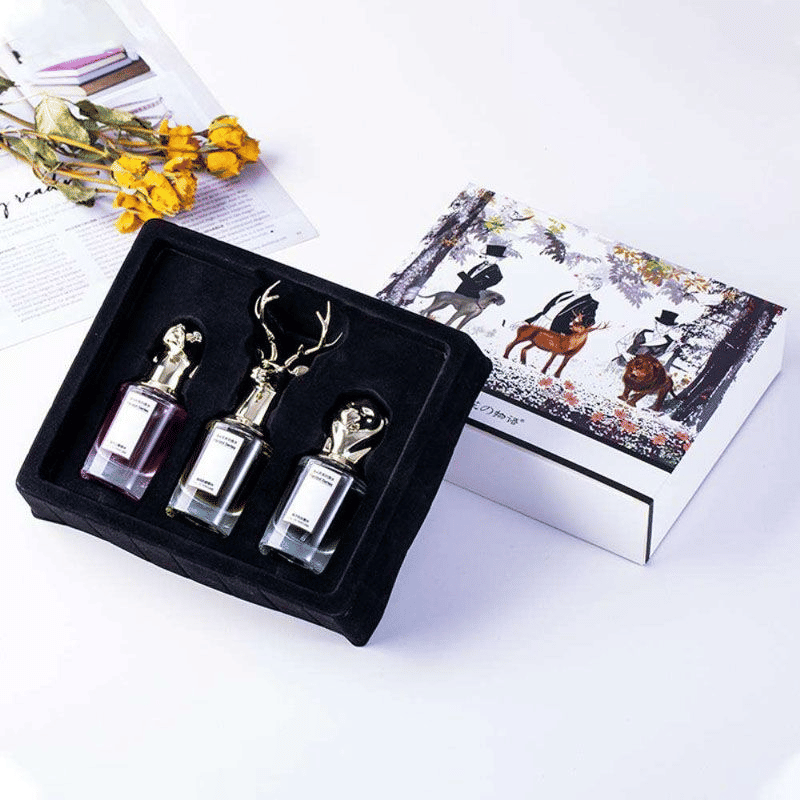 3-Piece Men's Perfume Gift Set with Long-Lasting Fresh Fragrances