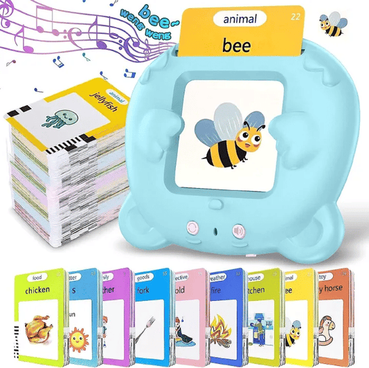 Felly Talking Flash Cards, 224 Words Montessori Educational Learning Toy